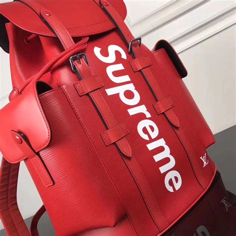 fake supreme louis vuitton backpack|Louis Vuitton christopher backpack price.